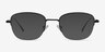 Navigator Black MetalEyeglass Frames from EyeBuyDirect, with Tinted Lenses