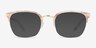 Curie Pink Acetate-metalEyeglass Frames from EyeBuyDirect, with Tinted Lenses