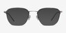 Enya Gunmetal MetalEyeglass Frames from EyeBuyDirect, with Tinted Lenses