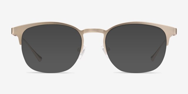 Hemisphere Rose Gold MetalEyeglass Frames from EyeBuyDirect, with Tinted Lenses