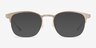 Hemisphere Rose Gold MetalEyeglass Frames from EyeBuyDirect, with Tinted Lenses