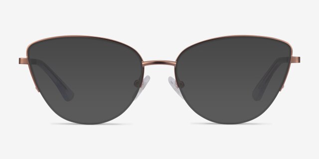 Star Or rose MétalMontures de lunettes de vue d'EyeBuyDirect, Avec des Verres Teintés