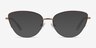 Star Or rose MétalMontures de lunettes de vue d'EyeBuyDirect, Avec des Verres Teintés
