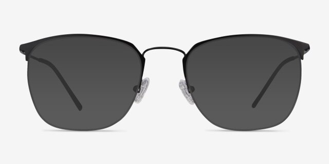 Urban Black MetalEyeglass Frames from EyeBuyDirect, with Tinted Lenses