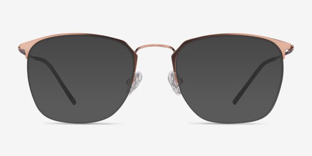 Urban Rose Gold MetalEyeglass Frames from EyeBuyDirect, with Tinted Lenses