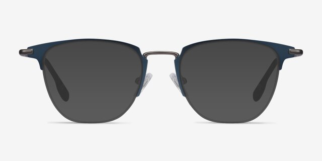 Wings Blue MetalEyeglass Frames from EyeBuyDirect, with Tinted Lenses