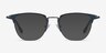 Wings Blue MetalEyeglass Frames from EyeBuyDirect, with Tinted Lenses