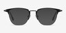 Wings Black MetalEyeglass Frames from EyeBuyDirect, with Tinted Lenses