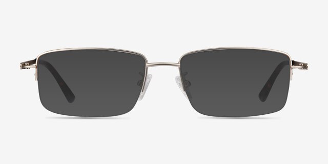 Studio Silver MetalEyeglass Frames from EyeBuyDirect, with Tinted Lenses