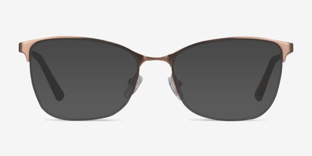 Kira Or rose MétalMontures de lunettes de vue d'EyeBuyDirect, Avec des Verres Teintés
