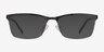 Rally Noir MétalMontures de lunettes de vue d'EyeBuyDirect, Avec des Verres Teintés