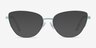 Star Mint MetalEyeglass Frames from EyeBuyDirect, with Tinted Lenses