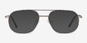 Carlson Gold Acetate-metalEyeglass Frames from EyeBuyDirect, with Tinted Lenses