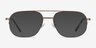 Carlson Bronze Acetate-metalEyeglass Frames from EyeBuyDirect, with Tinted Lenses