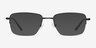 Dominic Black MetalEyeglass Frames from EyeBuyDirect, with Tinted Lenses