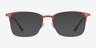 Owen Coffee MetalEyeglass Frames from EyeBuyDirect, with Tinted Lenses