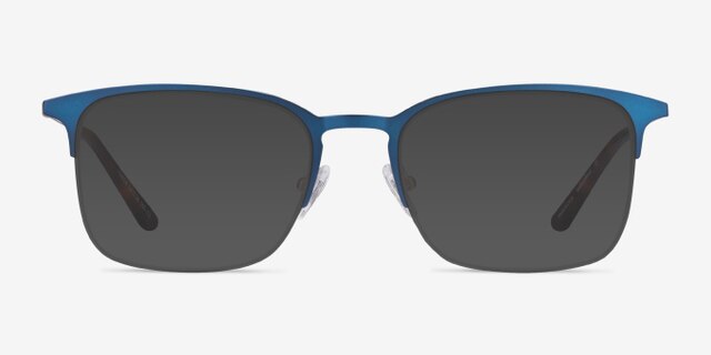 Owen Bleu marine MétalMontures de lunettes de vue d'EyeBuyDirect, Avec des Verres Teintés
