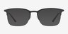 Owen Noir MétalMontures de lunettes de vue d'EyeBuyDirect, Avec des Verres Teintés