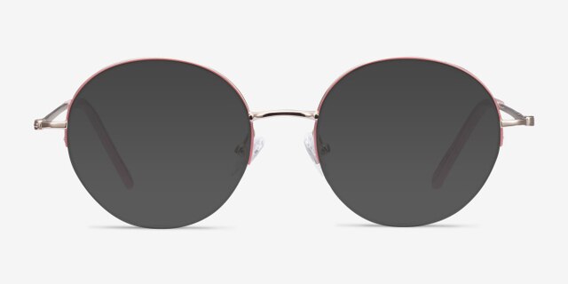 Takashi Pink & Gold MétalMontures de lunettes de vue d'EyeBuyDirect, Avec des Verres Teintés