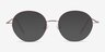 Takashi Pink & Gold MétalMontures de lunettes de vue d'EyeBuyDirect, Avec des Verres Teintés