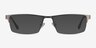 Travis Silver MetalEyeglass Frames from EyeBuyDirect, with Tinted Lenses