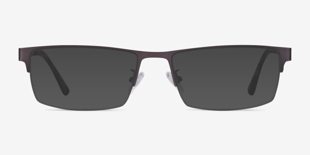 Travis Gunmetal MétalMontures de lunettes de vue d'EyeBuyDirect, Avec des Verres Teintés