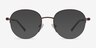 Written Bronze MetalEyeglass Frames from EyeBuyDirect, with Tinted Lenses