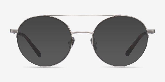 Miller Silver MetalEyeglass Frames from EyeBuyDirect, with Tinted Lenses