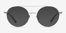 Miller Silver MetalEyeglass Frames from EyeBuyDirect, with Tinted Lenses