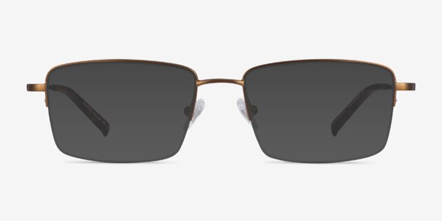 Process Bronze MétalMontures de lunettes de vue d'EyeBuyDirect, Avec des Verres Teintés