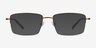 Process Bronze MétalMontures de lunettes de vue d'EyeBuyDirect, Avec des Verres Teintés