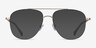 Universe Green Gold MetalEyeglass Frames from EyeBuyDirect, with Tinted Lenses