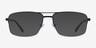 Yorkville Black MetalEyeglass Frames from EyeBuyDirect, with Tinted Lenses