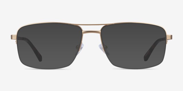 Yorkville Gold MetalEyeglass Frames from EyeBuyDirect, with Tinted Lenses