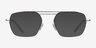 Cabrini Gold Clear MetalEyeglass Frames from EyeBuyDirect, with Tinted Lenses
