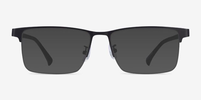 Childeric Black Gold MétalMontures de lunettes de vue d'EyeBuyDirect, Avec des Verres Teintés