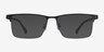 Childeric Black Gold MétalMontures de lunettes de vue d'EyeBuyDirect, Avec des Verres Teintés