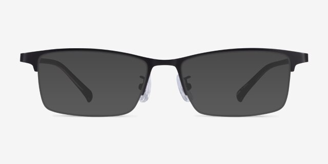 Cadel Black Gold MetalEyeglass Frames from EyeBuyDirect, with Tinted Lenses
