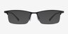 Cadel Black Gold MetalEyeglass Frames from EyeBuyDirect, with Tinted Lenses