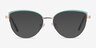 Anacostia Green Gold MetalEyeglass Frames from EyeBuyDirect, with Tinted Lenses