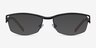 Tech Black Yellow MetalEyeglass Frames from EyeBuyDirect, with Tinted Lenses