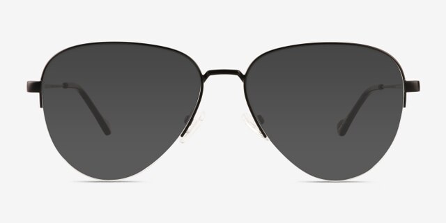 Andie Black MetalEyeglass Frames from EyeBuyDirect, with Tinted Lenses