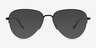 Andie Black MetalEyeglass Frames from EyeBuyDirect, with Tinted Lenses