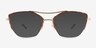 Aida Tortoise Rose Gold MetalEyeglass Frames from EyeBuyDirect, with Tinted Lenses