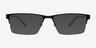 Sanders Noir AcétateMontures de lunettes de vue d'EyeBuyDirect, Avec des Verres Teintés