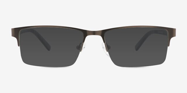 Sanders Brun AcétateMontures de lunettes de vue d'EyeBuyDirect, Avec des Verres Teintés