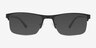 Robertson Noir AcétateMontures de lunettes de vue d'EyeBuyDirect, Avec des Verres Teintés