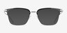 Timeless Noir MétalMontures de lunettes de vue d'EyeBuyDirect, Avec des Verres Teintés