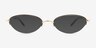Vasquez Black Alternative MaterialsEyeglass Frames from EyeBuyDirect, with Tinted Lenses