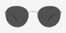 Nico Silver MetalEyeglass Frames from EyeBuyDirect, with Tinted Lenses